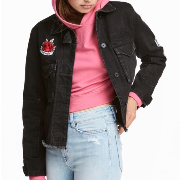 H&M Jackets & Blazers - H&M Cropped Jean Jacket